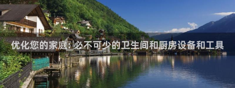 尊龙登录地址：优化您的家庭: 必不可少的卫生间和厨房设备和工