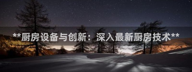 尊龙负面新闻：**厨房设备与创新：深入最新厨房技术**