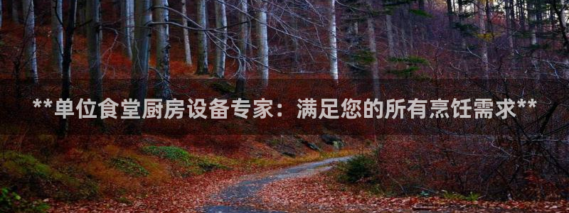 尊龙 ag：**单位食堂厨房设备专家：满足您的所有烹饪需求*