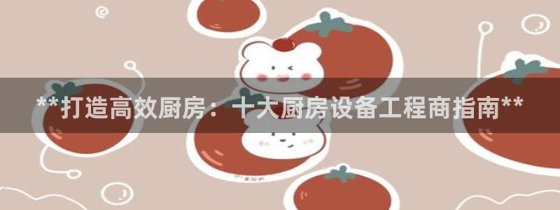 尊龙游戏官网游戏特色：**打造高效厨房：十大厨房设备工程商指