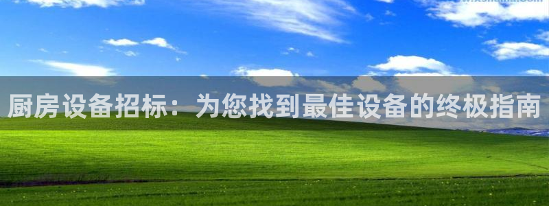 尊龙凯时 人生就是搏首页：厨房设备招标：为您找到最佳设备的终