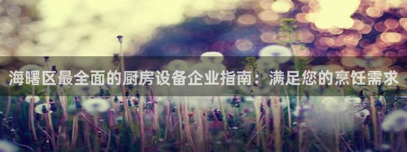尊龙coming to my own：海曙区最全面的厨房设备