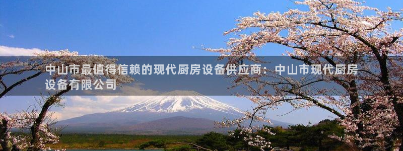 kb88凯时唯一官网注册：中山市最值得信赖的现代厨房设备供应