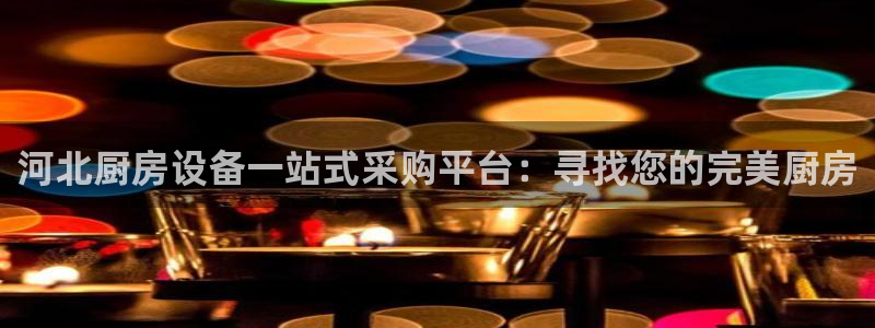 尊龙凯时有封银行卡的吗：河北厨房设备一站式采购平台：寻找您的