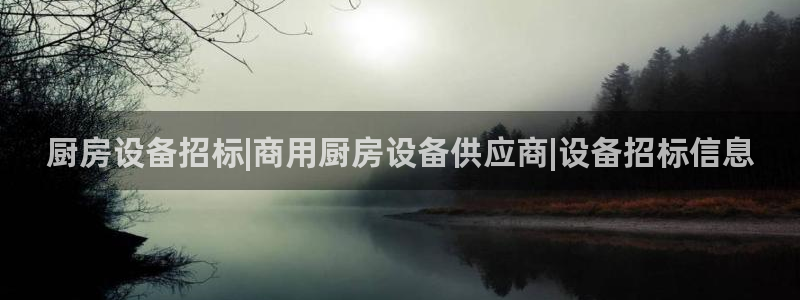 尊龙凯时代理：厨房设备招标|商用厨房设备供应商|设备招标信息