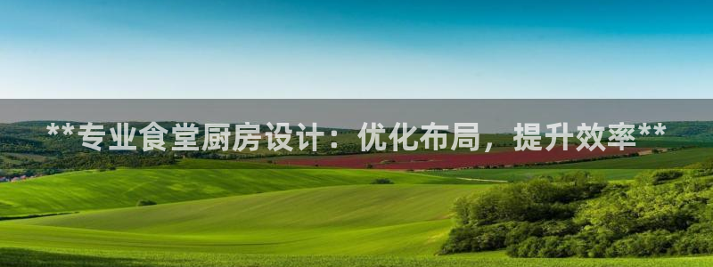 尊龙凯时官网网页版：**专业食堂厨房设计：优化布局，提升效率