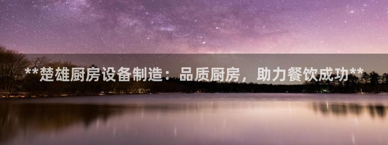 尊龙凯时的企业文化：**楚雄厨房设备制造：品质厨房，助力餐饮