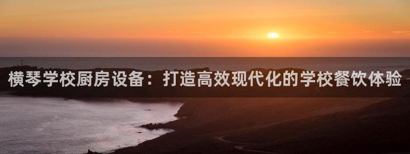 尊龙凯时app产品介绍：横琴学校厨房设备：打造高效现代化的学