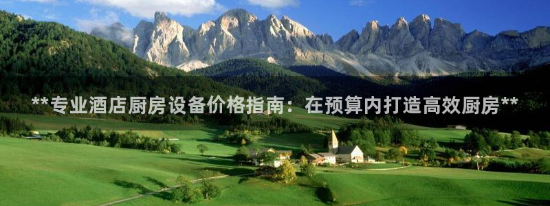 尊龙人生就是博登录网址下载：**专业酒店厨房设备价格指南：在